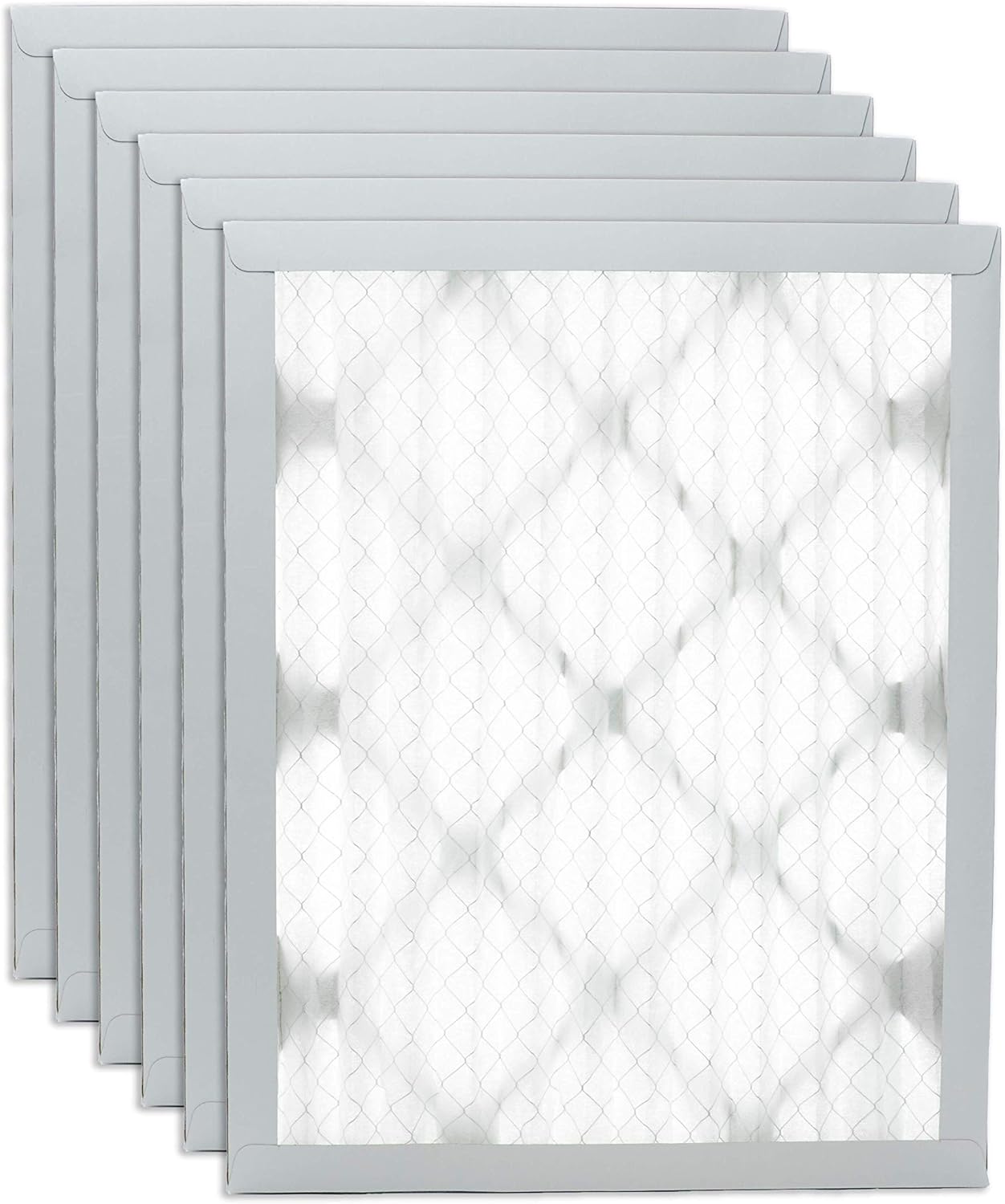 Filters Fast 8x8x1 Pleated Air Filter (6 Pack), Merv 8 | 1" AC Furnace Air Filters, Made in the USA | Actual Size: 8.00"x8.00"x0.75&rdquo;