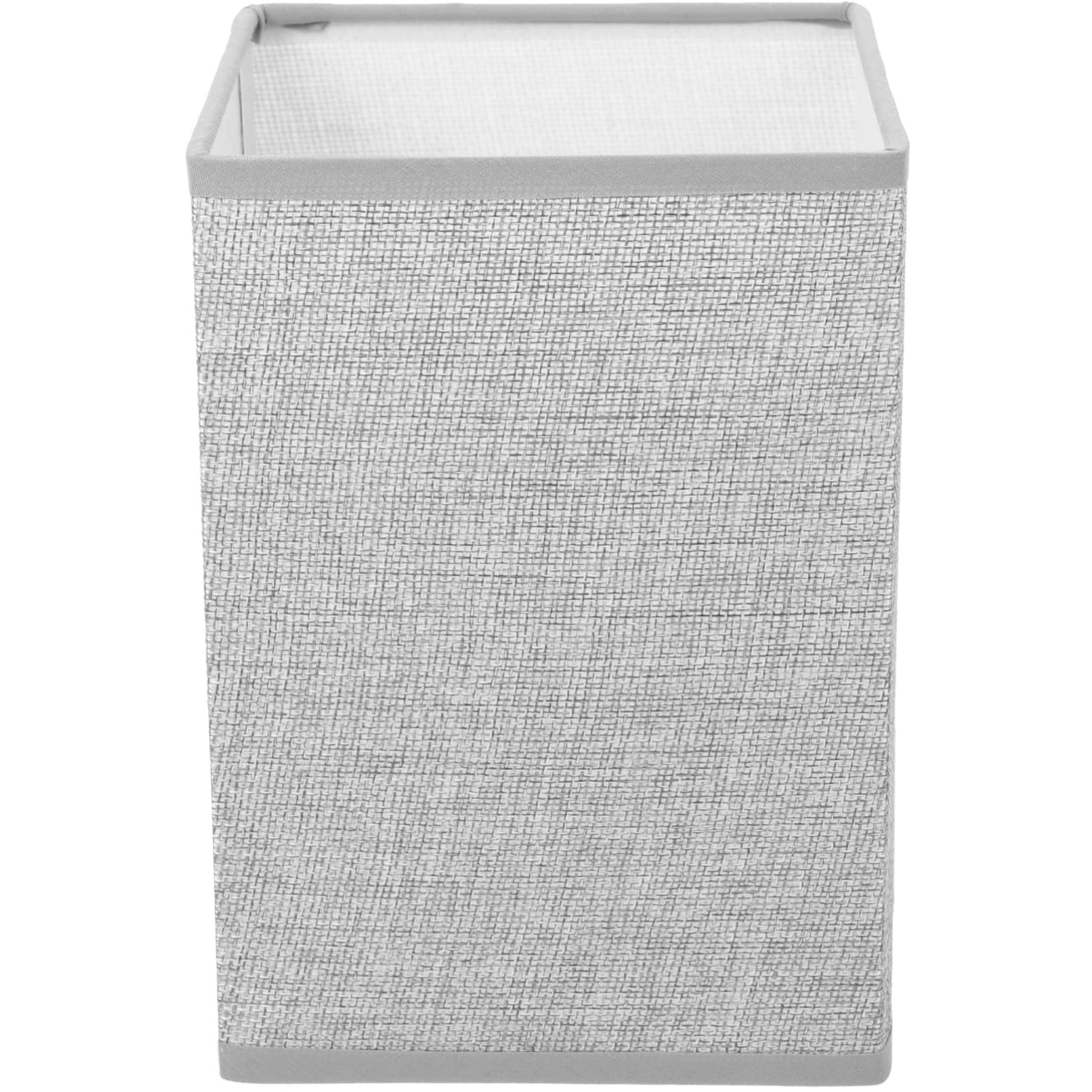 SUPVOX Square Lampshade Linen Fabric for Table Floor Lamp Replacement Cover 6.3X6.3X8.7 Inch Removable Washable Clip-on Light Shade for Bedroom Living Room