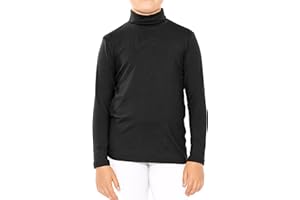 STRETCH IS COMFORT Girl's Oh So Soft Long Sleeve Turtleneck | Youth Size 2-16