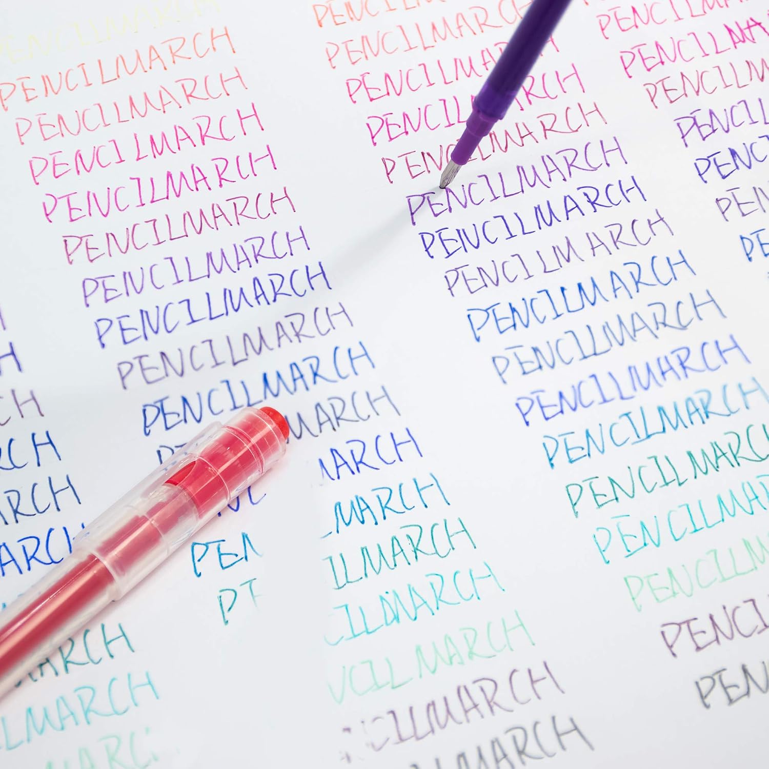 PENCILMARCH Refills for Erasable Pens 0.7 mm Tip – Pen Refills Colour Pack of 12 - Image 3