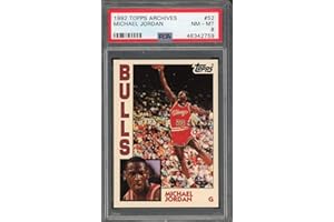 Michael Jordan 1992 Topps Archives Basketball Card #52 Graded PSA 8