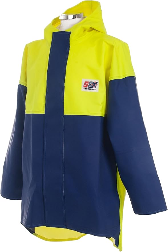 Stormline 208 Heavy Duty Industrial Rain Gear Jacket for Construction