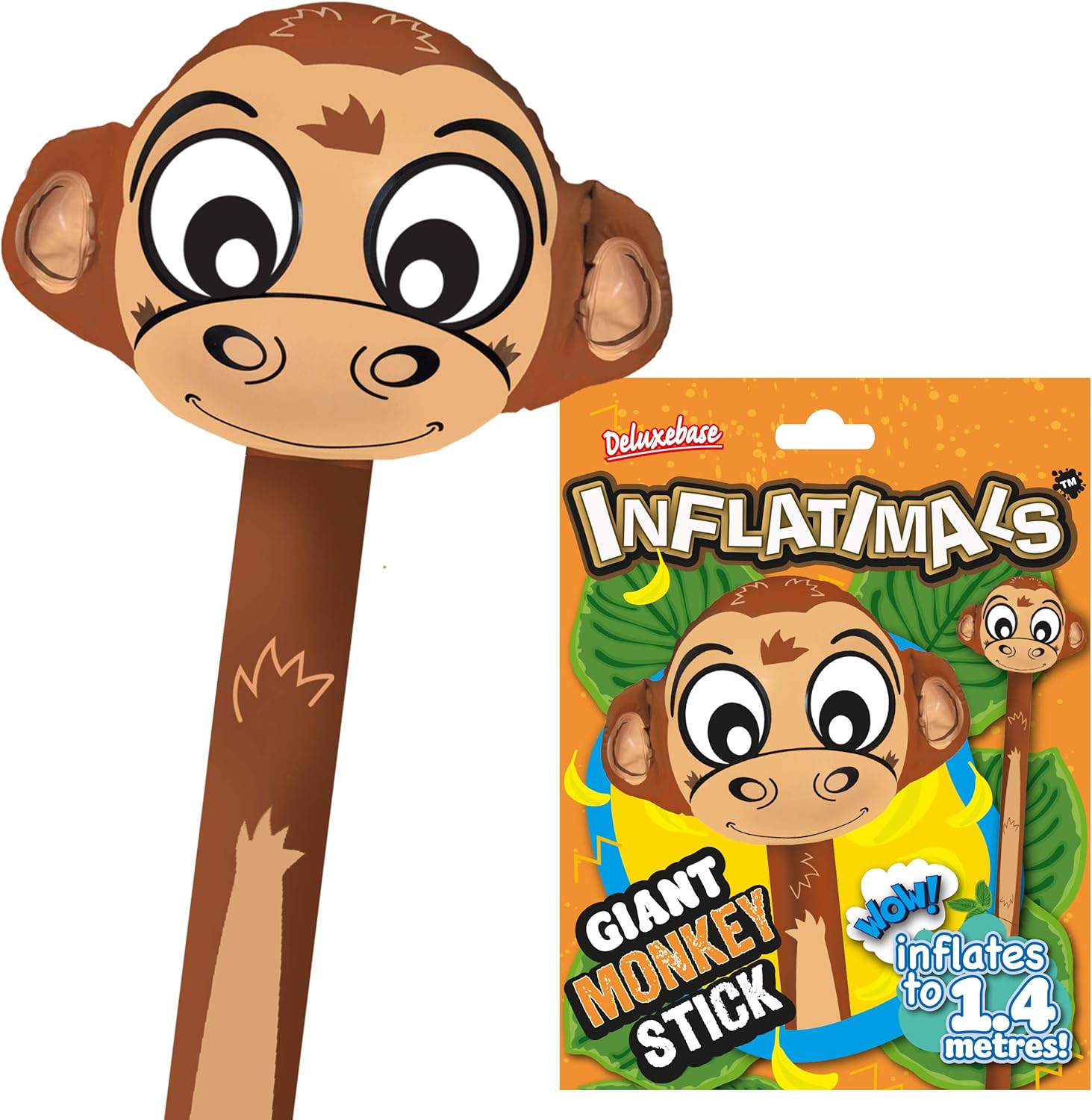Inflatimals – Monkey. Giant Inflatable Monkey from Deluxebase. Cute ...