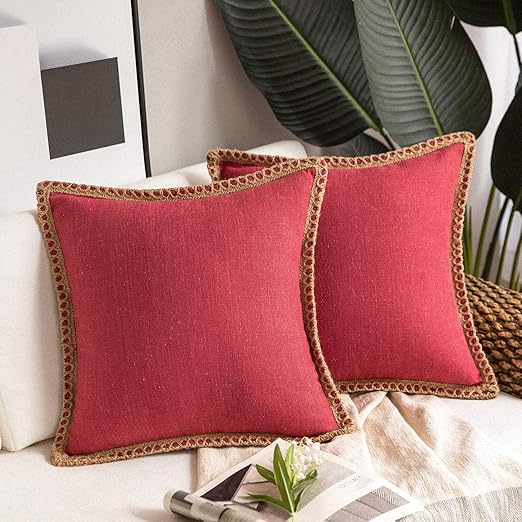 Amazon Com Phantoscope Pack Of 2 Farmhouse Decorative Throw