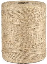 jijAcraft Natural Jute Twine 300M 2 Ply 1.5mm Brown Garden String