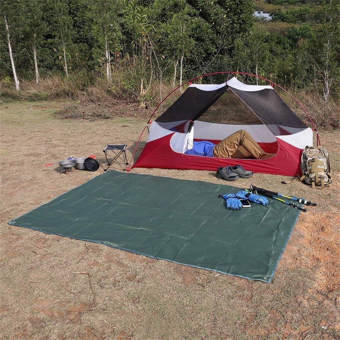 dunkelgrün 73JohnPol Multifunktions-wasserdichte Camping ...