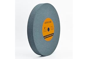 GYTYCATAH 8" Bench Grinding Wheel, Green Silicon Carbide Abrasive Bench Grinding Wheel, Dia 8" x 1" Thickness with 5/8" Arbor, 80 Grit