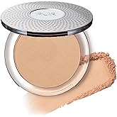 PÜR MINERALS 4-in-1 Pressed Mineral Makeup Powder Foundation with SPF 15 - Concealer & Finishing Compact Pressed Powder for Face - Buildable Medium to Full Coverage Foundation Powder