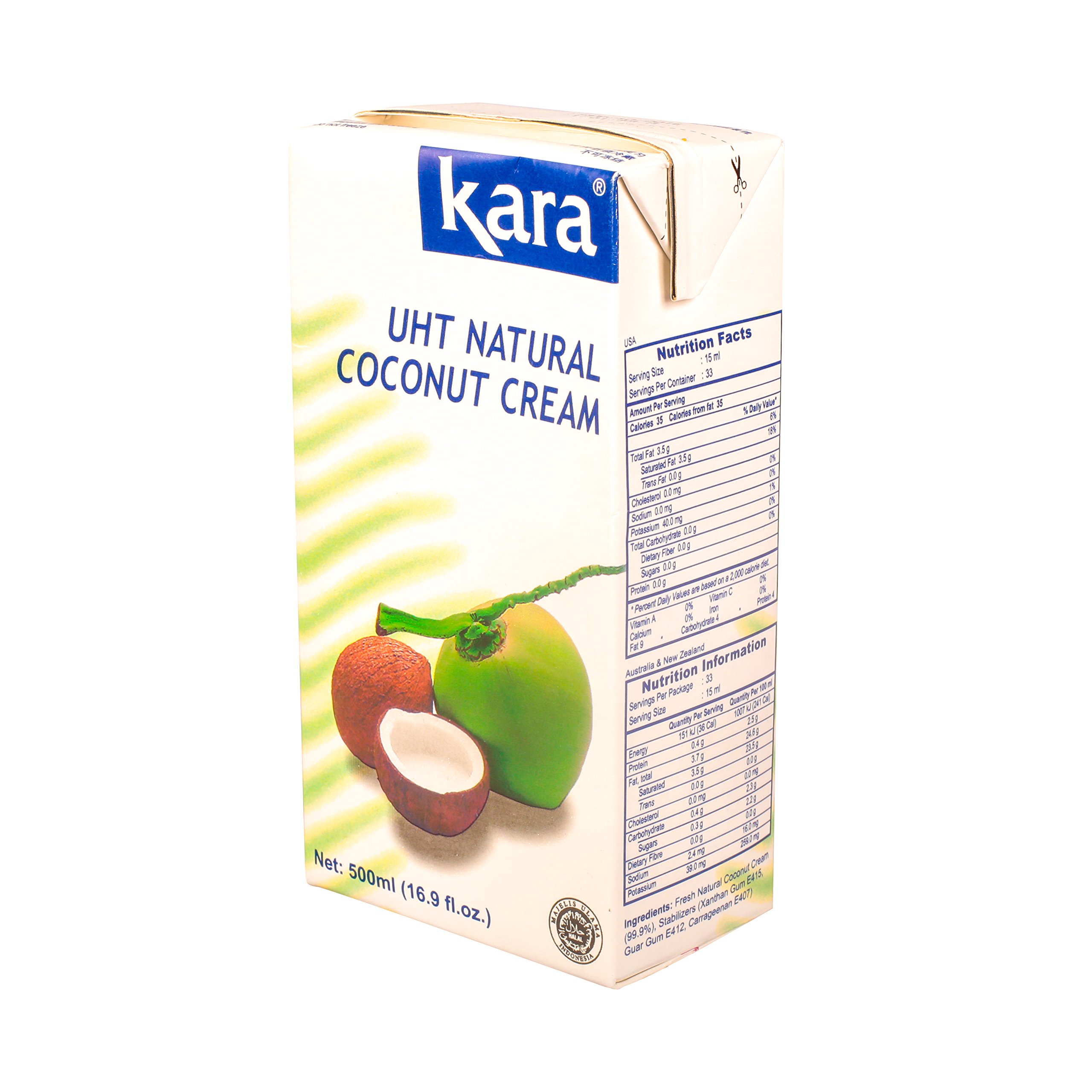 Kara, Coconut Cream, 16.9 Ounce Buy Online in United Arab Emirates at