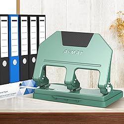 AFMAT 3 Hole Punch Heavy Duty, 40-Sheet 3 Hole