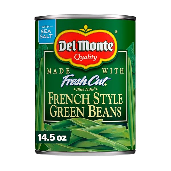 DEL MONTE BLUE LAKE FRENCH STYLE GREEN BEANS, CANNED VEGETABLES, 14.5 OZ CAN
