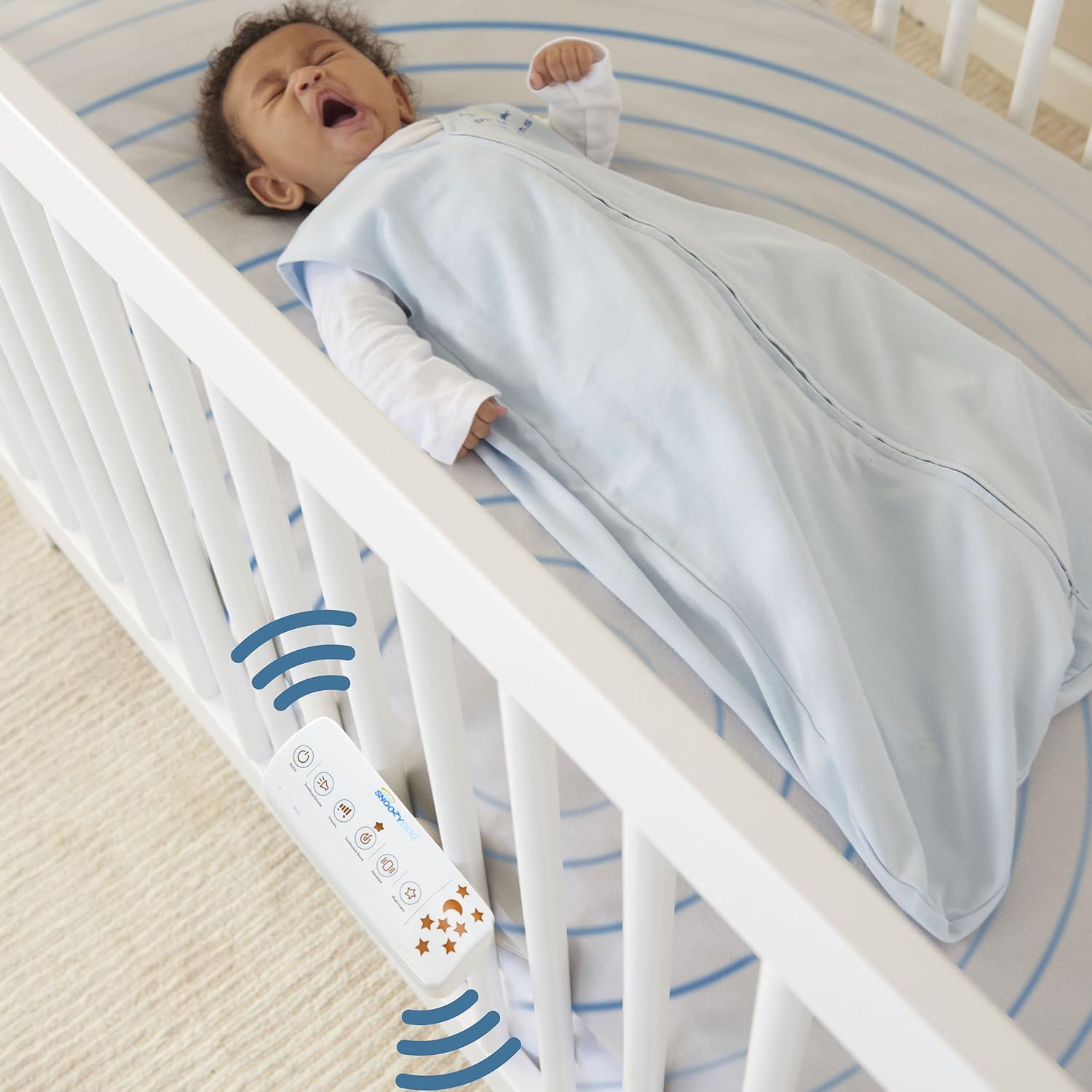 Amazon Com Halo Snoozypod Vibrating Bedtime Soother White Baby