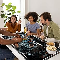 Playmat with Zones for MTG Magic The Gathering, 24