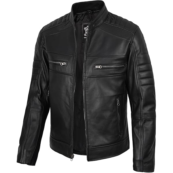 Amazon.com: III-Fashions Men's Motorcycle Red Stripes Black