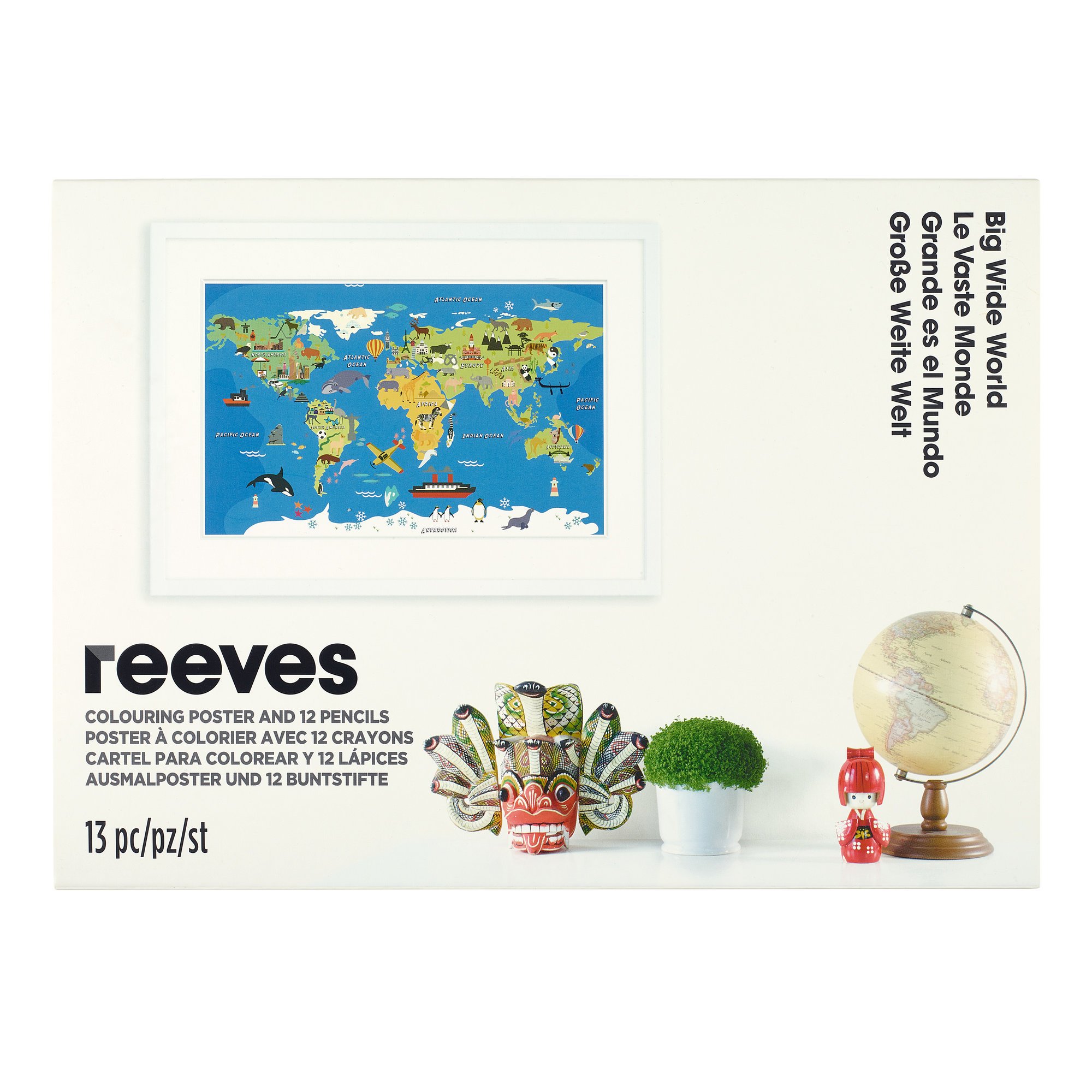 Reeves Colouring in Poster, Big Wide World
