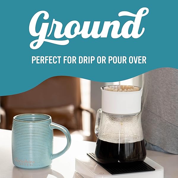 CARIBOU COFFEE, MEDIUM ROAST GROUND COFFEE, 100% ARABICA COFFEE – CARAMEL FLAVORED 66 OUNCES (6 BAGS OF 11 OUNCES)