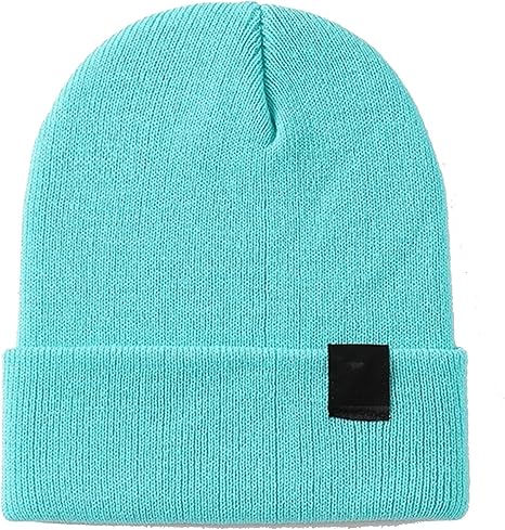 Amazon Co Jp 女性の冬のビーニーより多くの機会に適しています メンズビーニー 2个 ユニセックス帽子ニット帽女beainesのために冬の通気性の男性gorrasシンプルな帽子暖かいソリッドカジュアルレディービーニー Color Water Blue ホーム キッチン