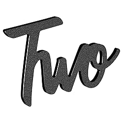 LUCK HOUSE Cursive House Numbers for Outside – 6