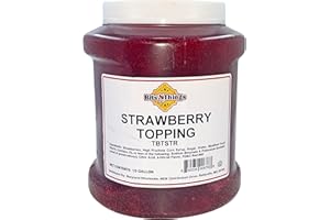 Bits N Things Strawberry Dessert Topping | Ice Cream, Sundaes, Pie | Kosher & Made in America | 64 oz.