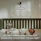 Owlet Dream Duo 3rd Gen Medically-Certified Baby Monitor Sock & Camera view 2