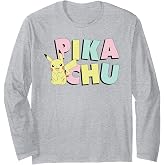 Pikachu Pastel Long Sleeve T-Shirt