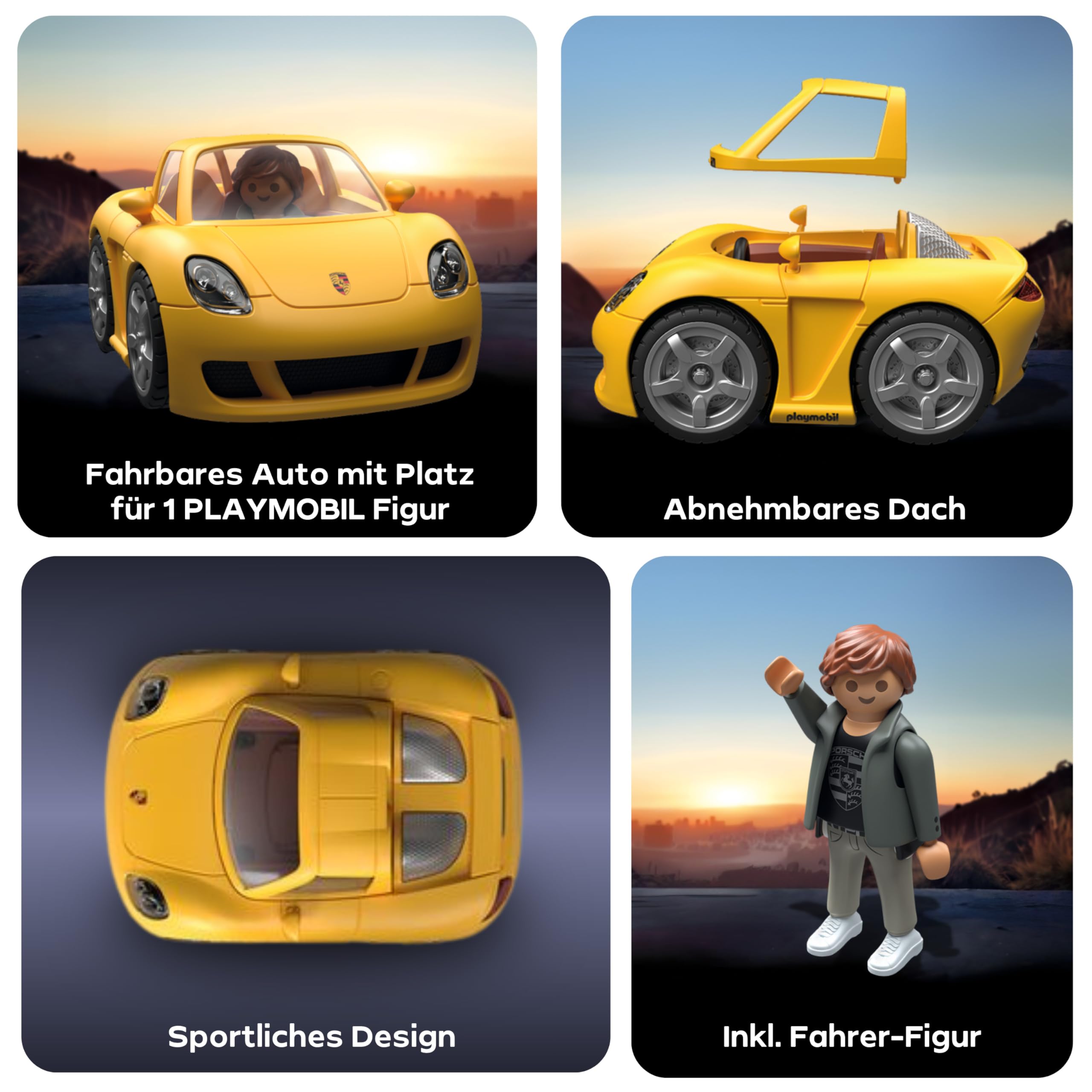 PLAYMOBIL | Collector Cars | Porsche Carrera GT | Modellauto für Erwachsene & Kinder Auto-Fans & Sammler | 71859 4