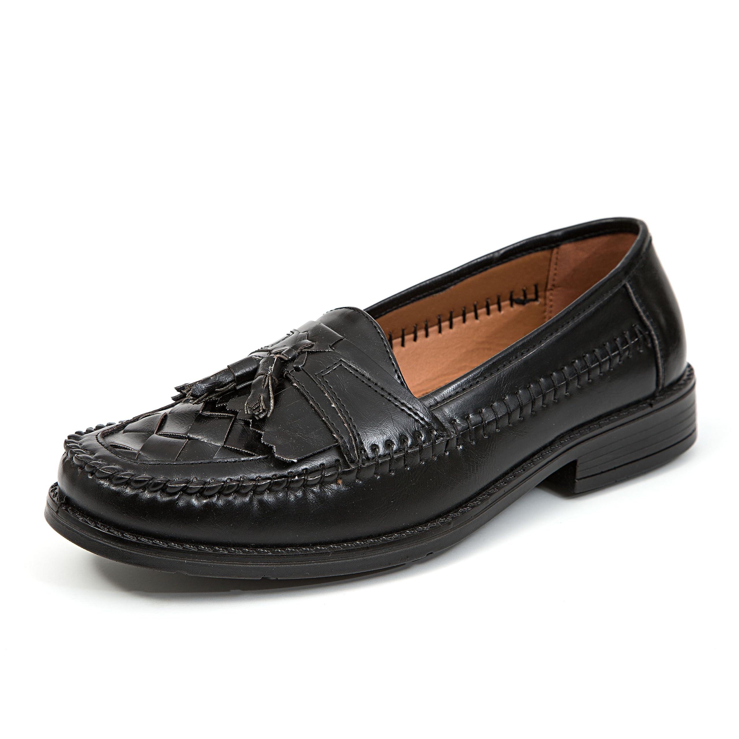 Photo 1 of Deer Stags Men’s Herman Kiltie Tassel Dress Loafer for Formal, Dress, Retro Look, Work, Casual /Jet Black/ Men’s 13/ Medium