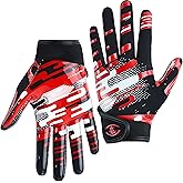 faralite Shooting Stars Series Kids Football Gloves - Youth Sticky Receiver Glove with Excellent Grip, Breathable & Strechy, Best Gift for Boys, Girls, Football Fans