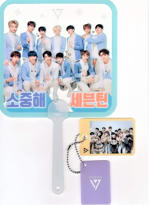 Amazon 韓国 K Pop Seventeen セブンティーン コンサート デコ ファン フォト うちわ Concert Deco Fan Photo Fan アイドル 芸能人グッズ 通販
