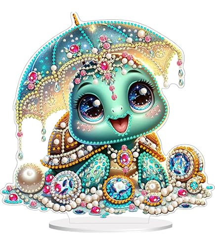 Diamond Art Ornament Kit – DIY Stehtisch-Dekoration Mit Vogel-Motiv, Inkl. Basis & Werkzeug, Für Erwachsene