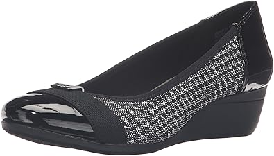 anne klein sport black wedge
