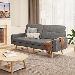 Gizoon Futon Sofa Bed, 70.9" Futon Couch with