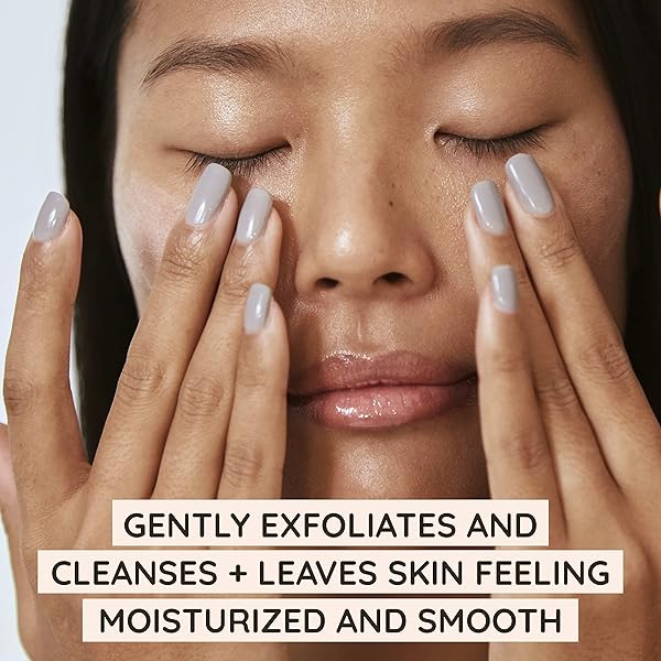 AVEENO CALM + RESTORE NOURISHING PHA FACIAL EXFOLIATOR DAILY FOR SENSITIVE SKIN, FRAGRANCE-FREE & NON-ABRASIVE OAT FORMULA TO GENTLY EXFOLIATE & CLEANSE SKIN, HYPOALLERGENIC, 4 FL. OZ