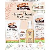 Palmer's Cocoa Butter Formula New Moms Skin Recovery Postpartum Essentials, Body Lotion (8.5 oz) + Nursing Butter (1.1 oz) +