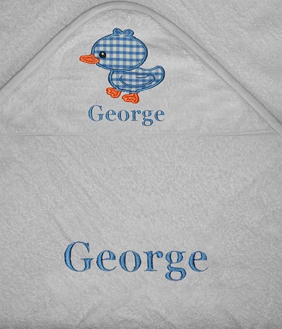 personalised baby towel studio