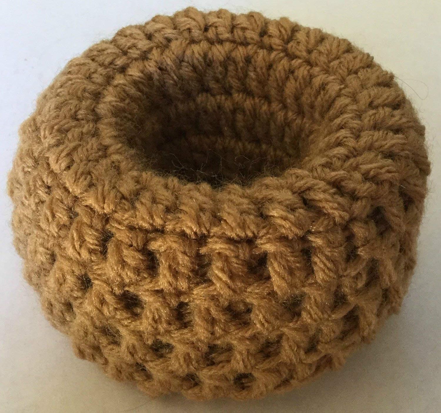 Hair Bun Maker Crocheted In Tan, Black or Blonde Handmade Handmade