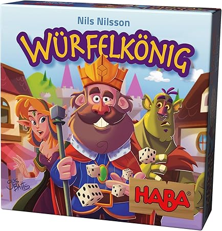 Haba 303485 - Würfelkönig, kniffeliges Zockerspiel für 2-5 Spieler ab 8 Jahren, spannendes Gesellschaftsspiel für die ganze F