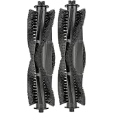 (2 Pieces) Replacement Brush Rollers Compatible with Tikom G8000 Max/ L9000/ L8000 Plus/ G8000 Robot Vacuum and Mop Combo, Replacement Parts Accessory Kit, 2 Brush Rollers