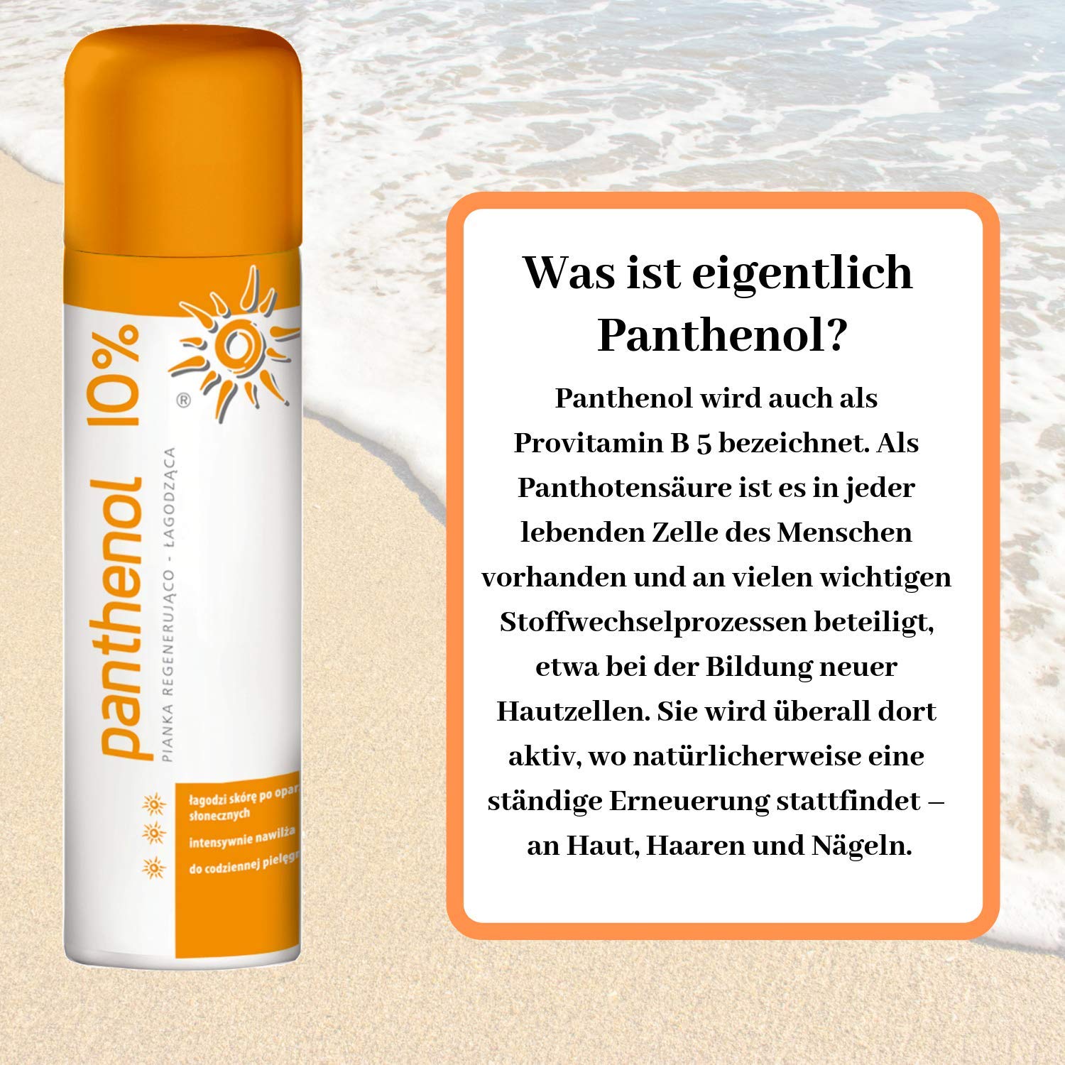 panthenol spray 10 after sun sonnencreme spray trockene haut verbrennungen sonnenbrand spray 150 ml