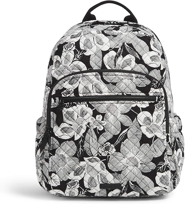 vera bradley bordeaux blooms campus backpack
