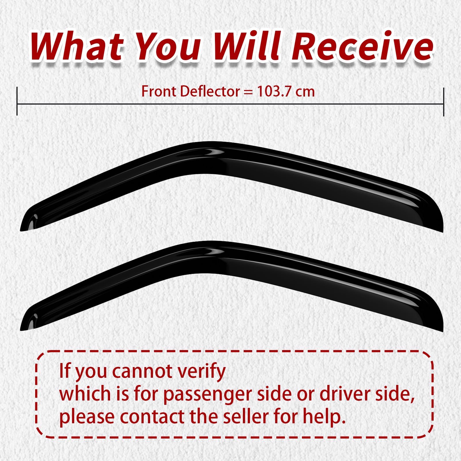 Condition photo showing New/Like New for dimflux 2pc rain guards for 02-08 dodge ram 1500 window visors for 03-09 ram 2500 3500 deflectors su