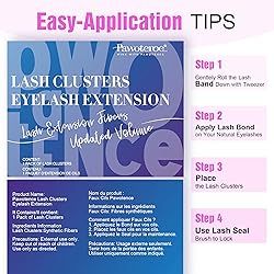 Pawotence Lash Clusters 280pcs Individual Lashes