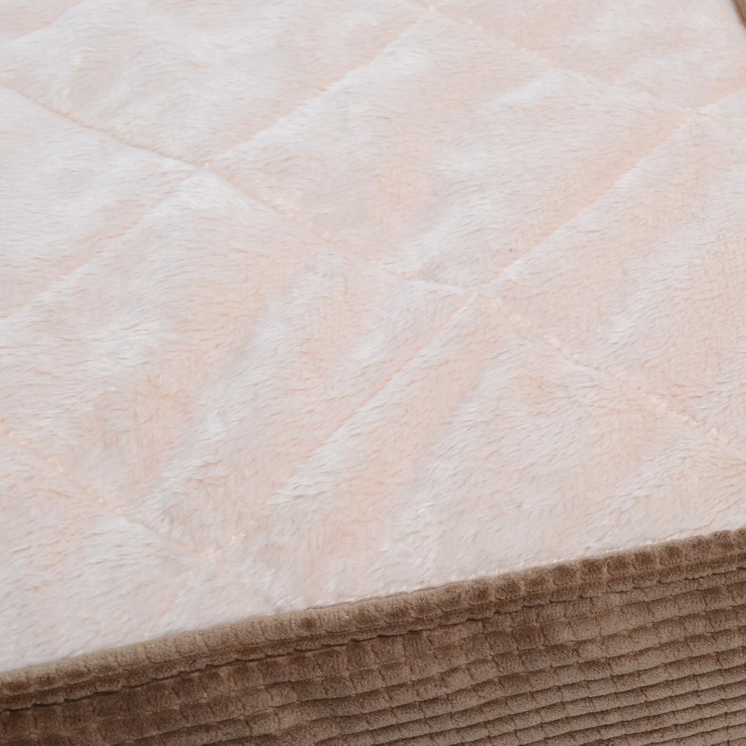 Milliard Quilted Padded Orthopedic Dog Bed, Egg Crate Foam with Plush Pillow Top Washable Cover (47 inches x 29 inhes x 4 inches) : Pet Supplies