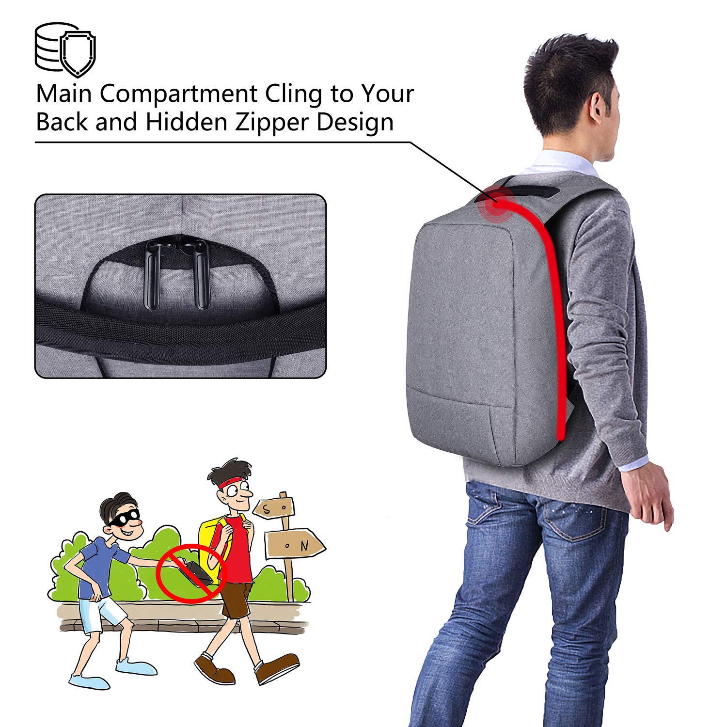 seehonor laptop backpack