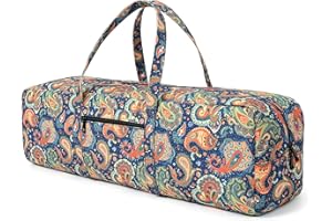 Boulder Bee | Yoga Mat Bag | Large Yoga Mat Carrier with Wet Pocket | Yoga Gifts | Gym Tote Bag for Women