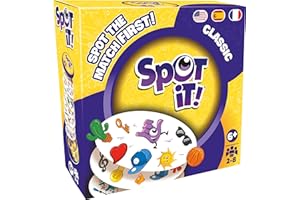 Spot It! / Dobble Classic Card Game (ML Edition) - Eco-Friendly Card Game - Fun Matching Game for Kids - Ages 6+ - 2-8 Player