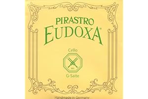 Pirastro Eudoxa 4/4 Cello G String - Silver/Gut - 26.5(Medium) Gauge