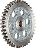 Boston Gear CG1044 Worm Gear, Web With Lightning Holes, 14.5 PA Pressure Angle, 0.313" Bore, 40:1 Ratio, 40 TEETH, RH