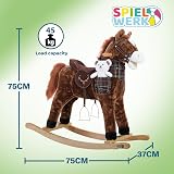 Deuba Spielwerk Rocking Horse Chair Musical Sensory Toys Toddler Balance view 5