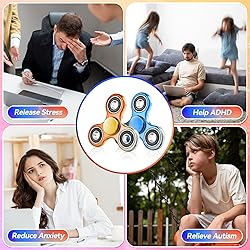 Fidget Spinner 2 Pack for Adults, Sensory Fidget